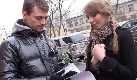 Русские парня довели до оргазма молодую студентку