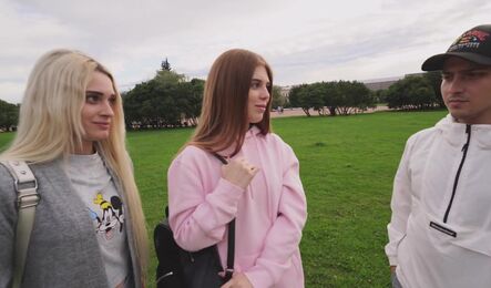 Пикап русской красотки в русском порно с разговорами